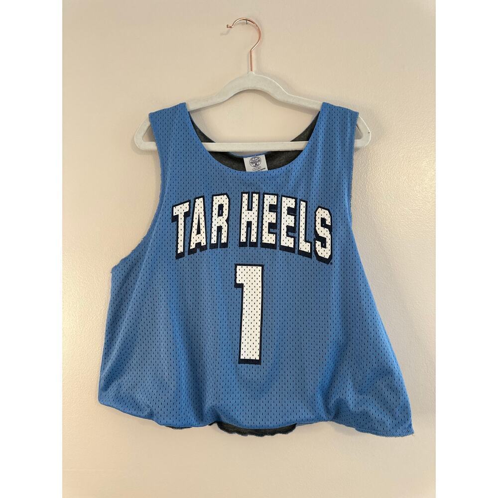 Rivalry Threads Cropped #1 UNC Tarheels Jersey Tank ACC Sportswear Size Small